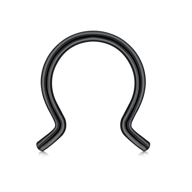 16G 8MM Septum Ring Nose Ring Piercing Fake Jewelry