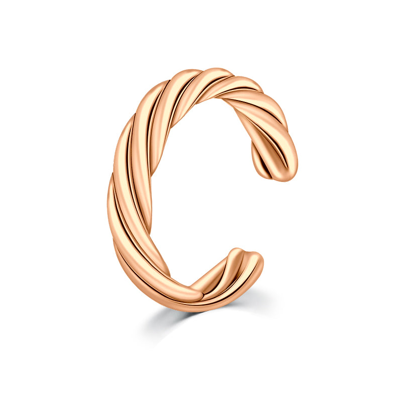 Twist Rod Fake Nose Ring Hoop