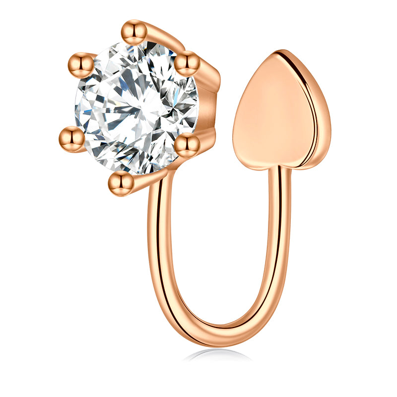 Rose Gold U-shaped ear cuff