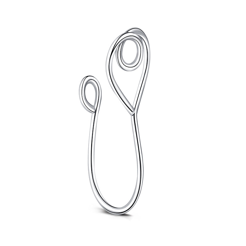Heart Small Circle Fake Nose Ring Cuffs