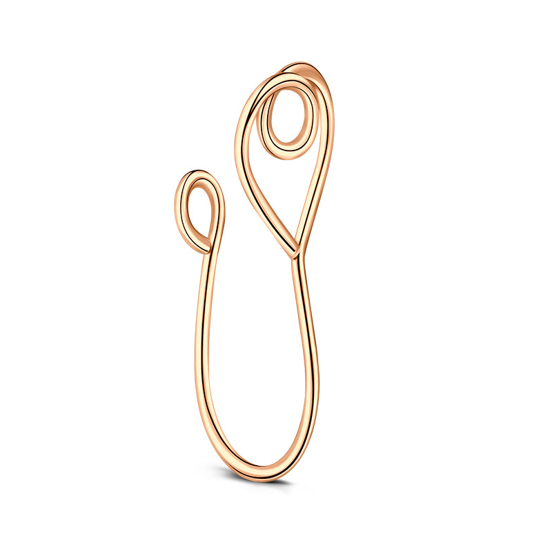 Heart Small Circle Fake Nose Ring Cuffs