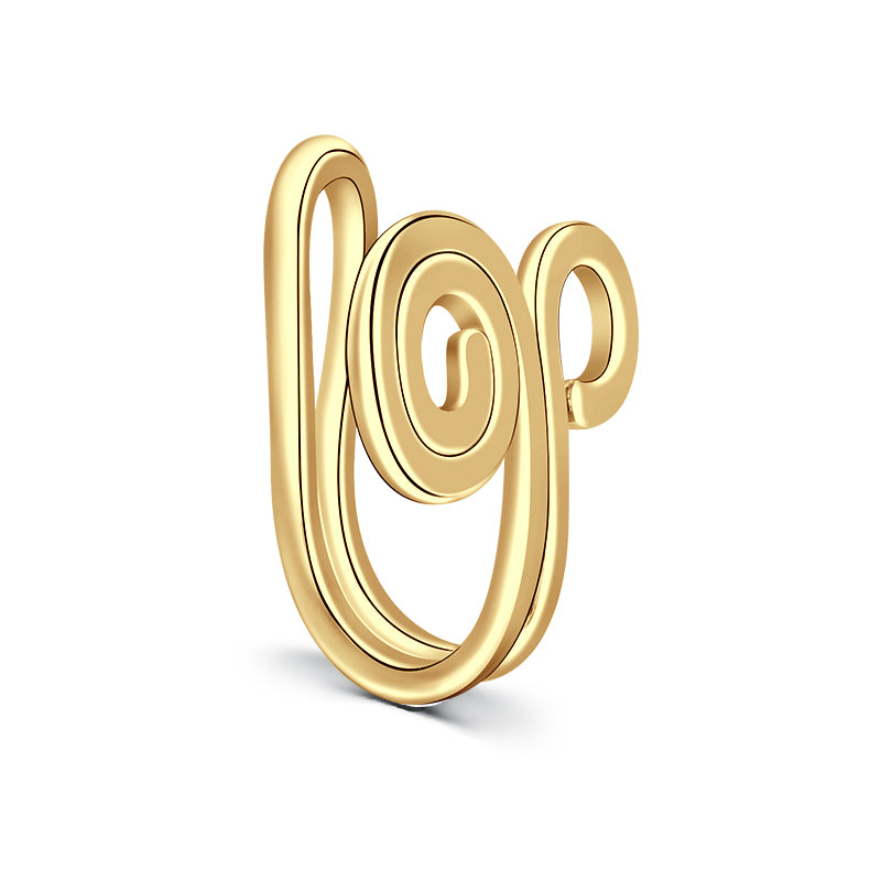 Single Turn Fake Nose Ring Cuffs
