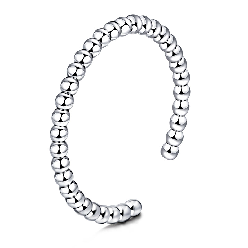 Silver Bead Toe Ring