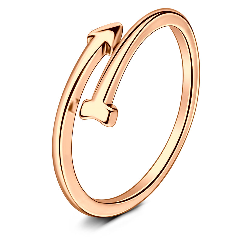 Rose Gold Arrow Toe Ring
