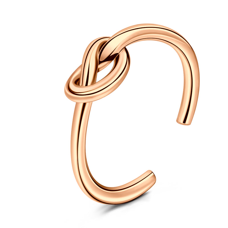Rose Gold Knotted foot ring