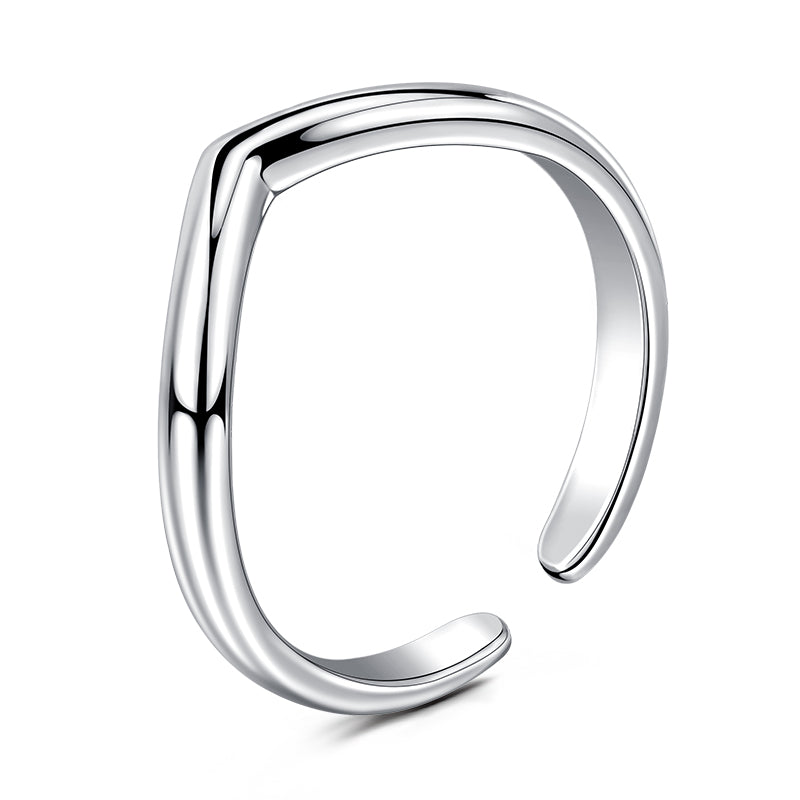 Silver Pointed toe ring