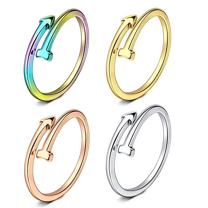 Toe Ring bent from an arrow