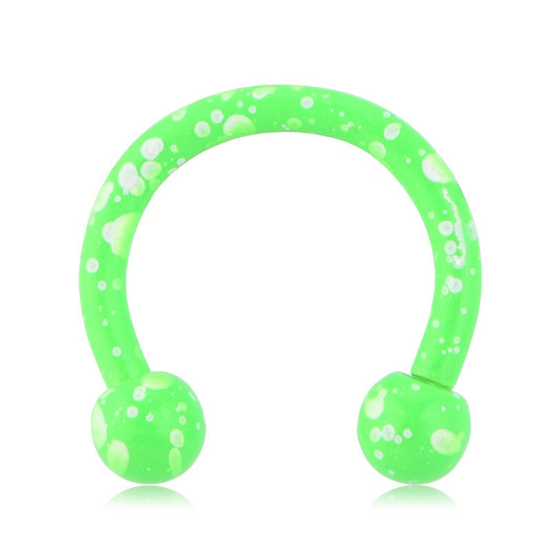 16G 10MM Septum Ring Horseshoe Ball Helix Earring Jewelry