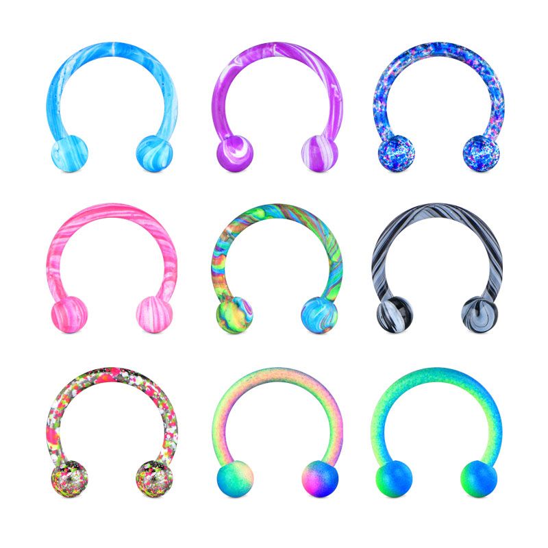 Horseshoe 16G 8MM Septum Ring Cartilage Earring
