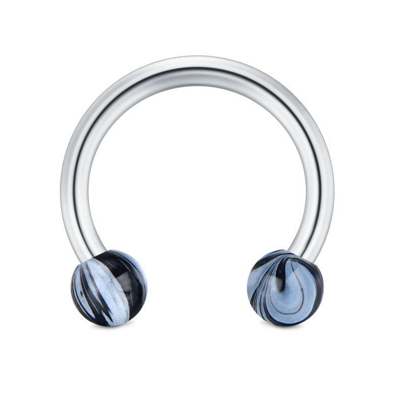 Septum Ring Horseshoe Ball Helix Hoop Earring Jewelry