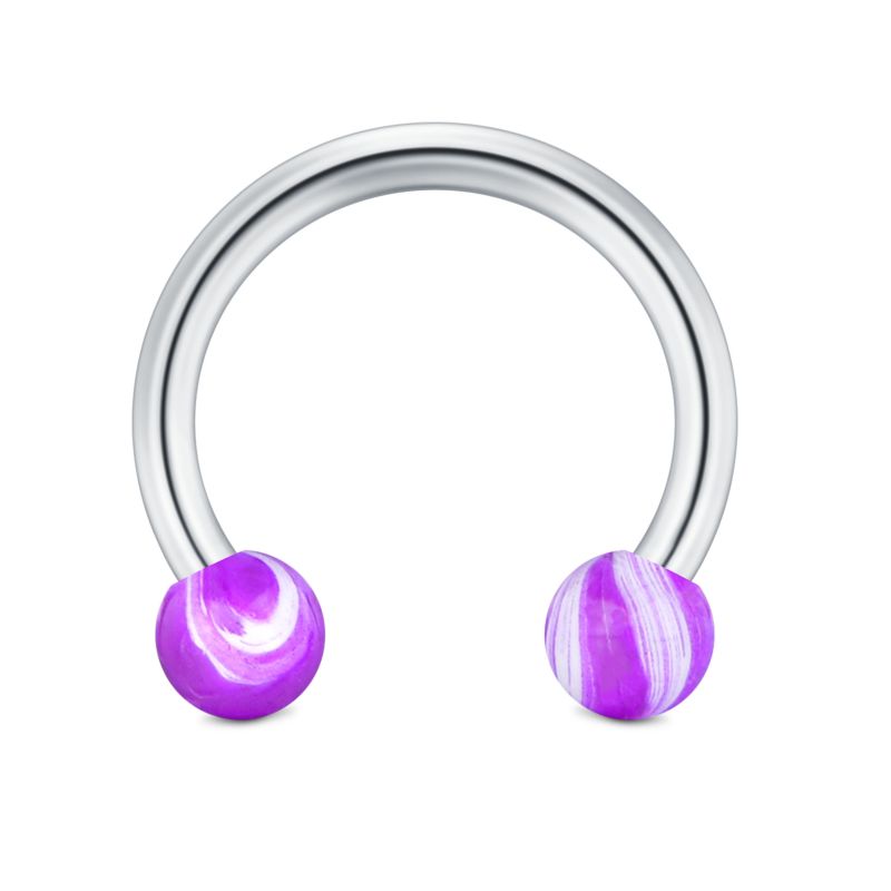 Septum Ring Horseshoe Ball Helix Hoop Earring Jewelry