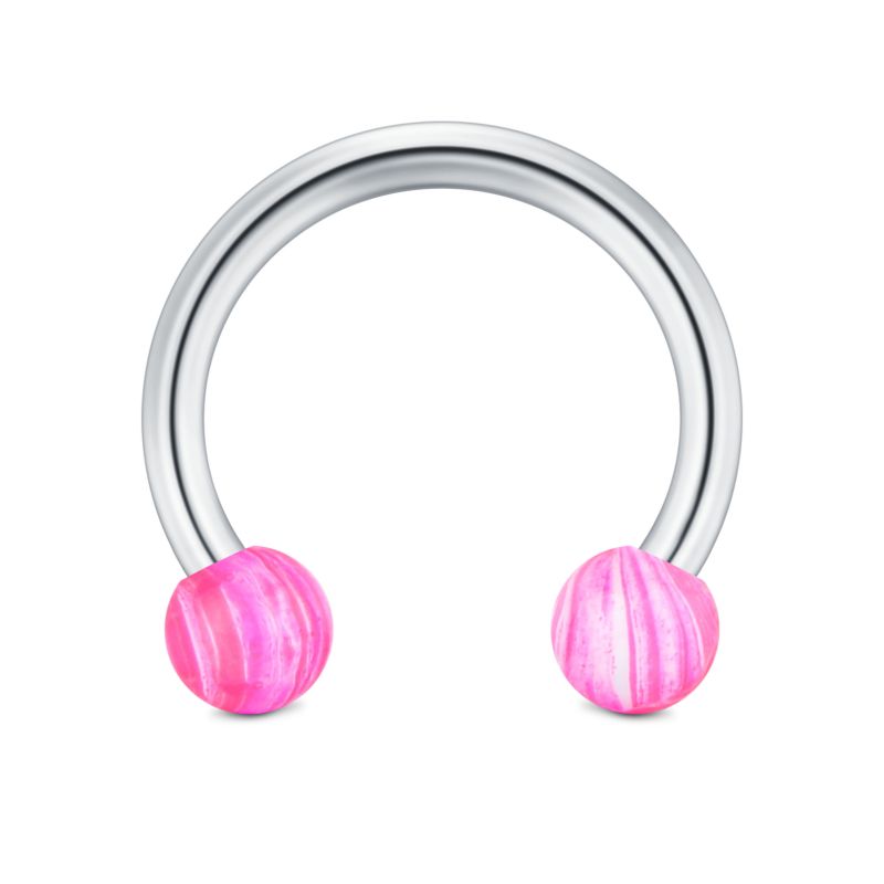 Septum Ring Horseshoe Ball Helix Hoop Earring Jewelry