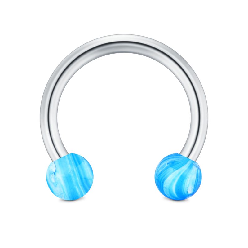 Septum Ring Horseshoe Ball Helix Hoop Earring Jewelry
