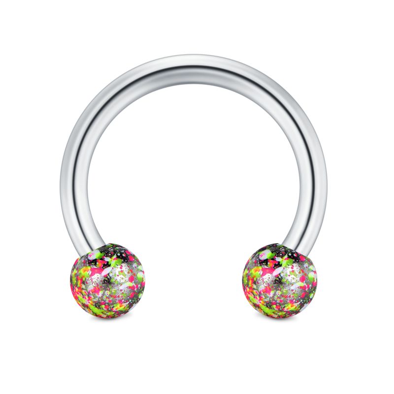 Septum Ring Horseshoe Ball Helix Hoop Earring Jewelry