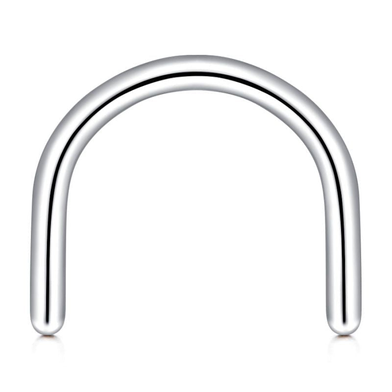 U Shaped Septum Ring 16G 8MM Septum Jewelry Nose PIercing for Women