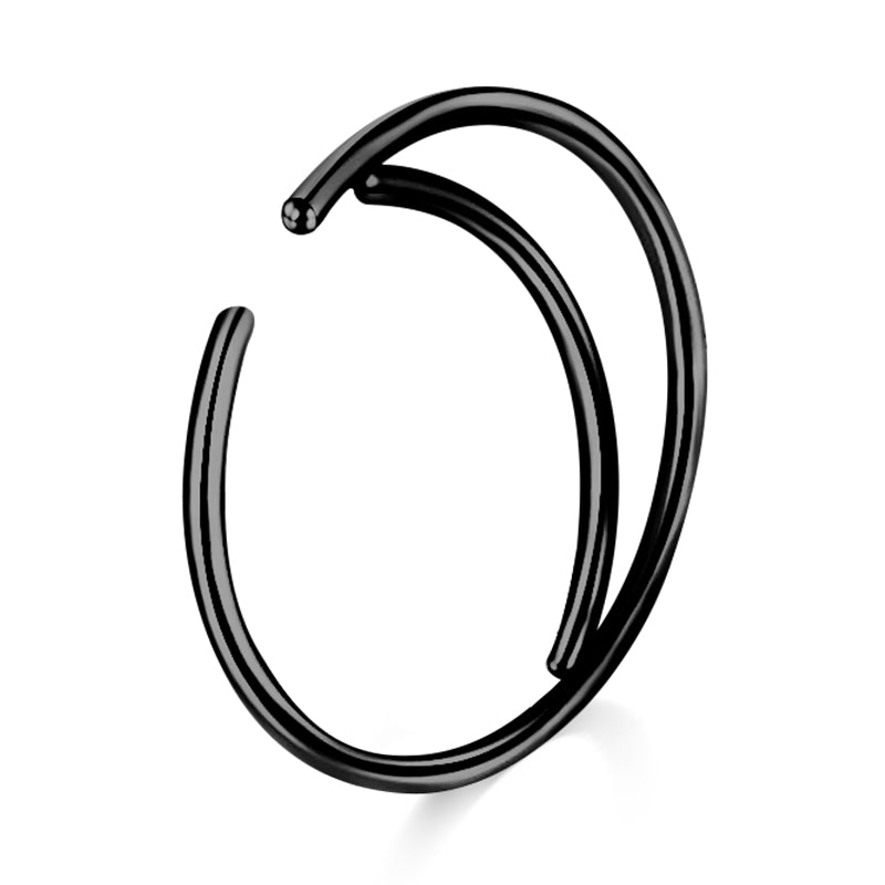 Double Hoop Nose Ring