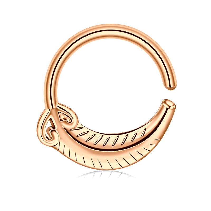 18G Nose Hoop Piercing
