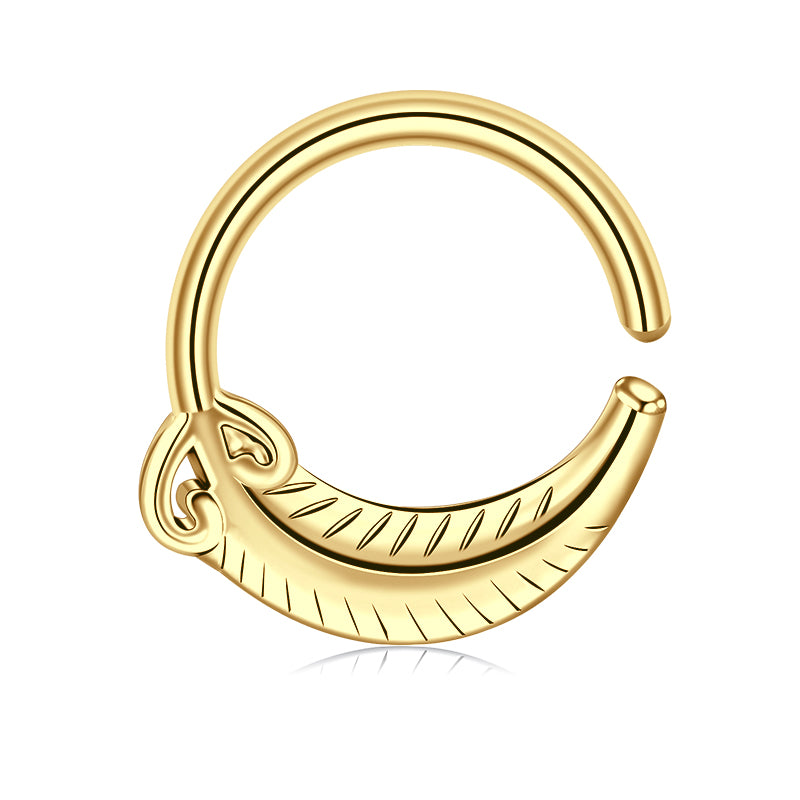 18G Nose Hoop Piercing