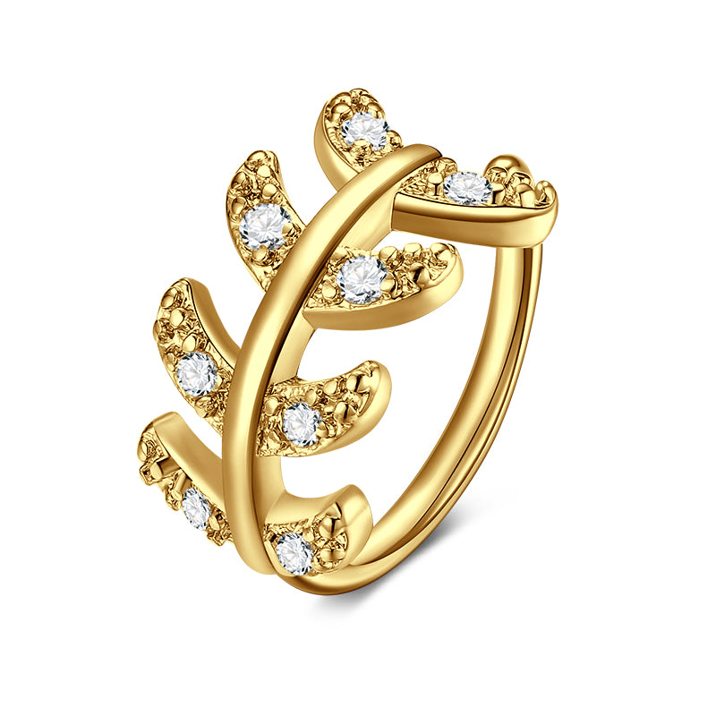 CZ Nose Rings Hoop for Women