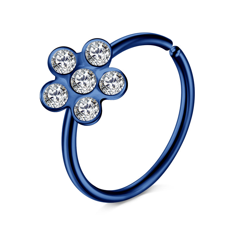 Diamond Nose Rings Hoop for Women