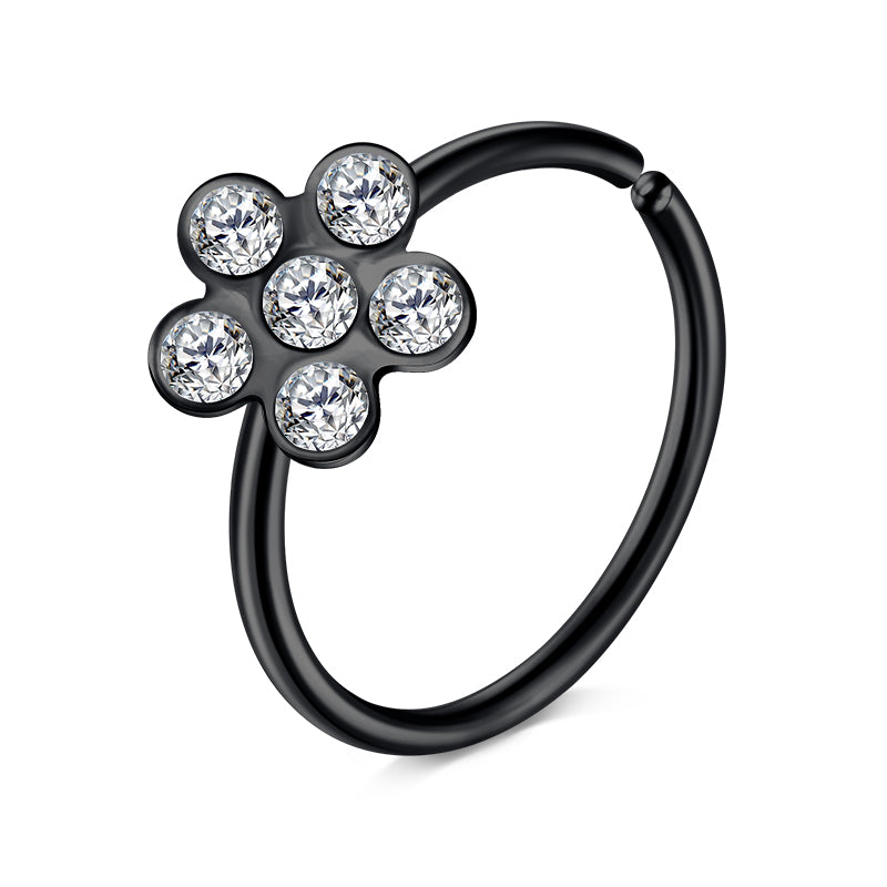 Diamond Nose Rings Hoop for Women