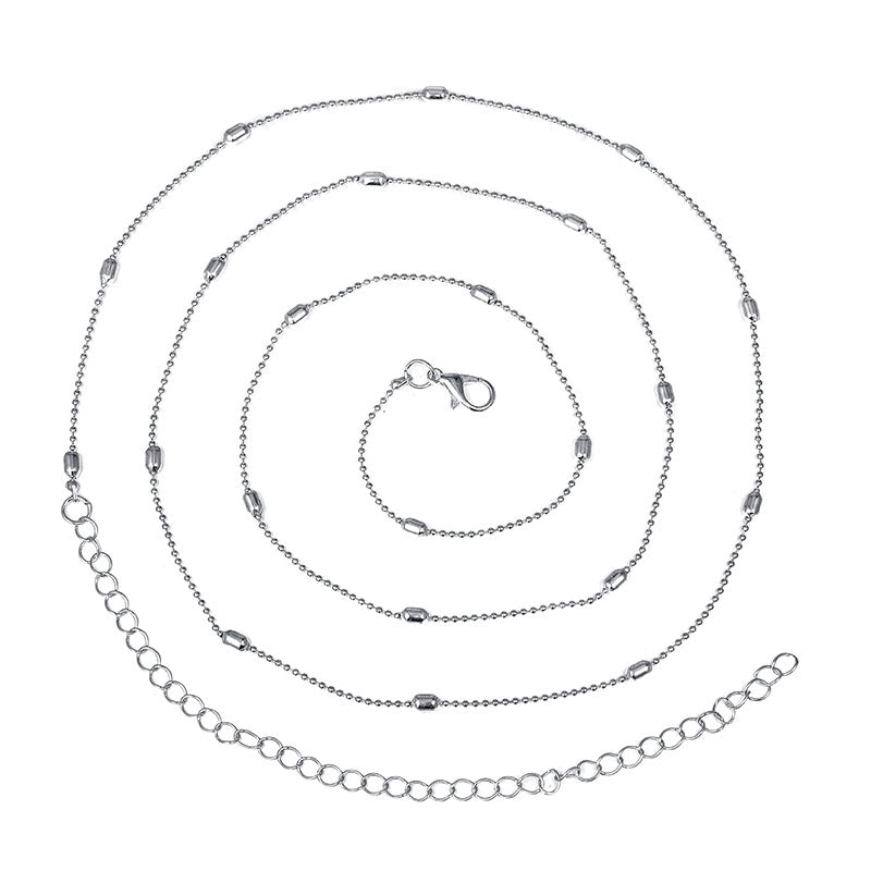 Silver Bead Chain Waist Chain Belly Chain