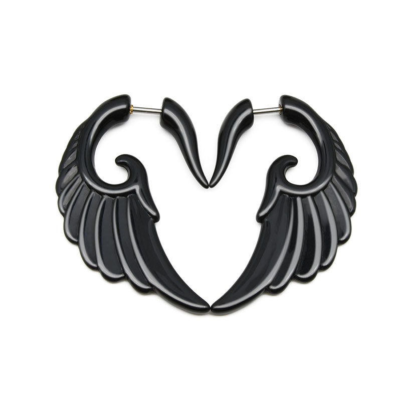 Spiral Acrylic Fake Ear plugs Tunnels