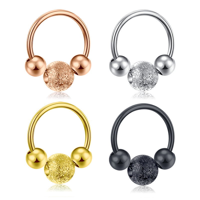 Nose Rings Hoop 20 Gauge Nose Hoops Stainless Steel Nose Hoop Rings for Women