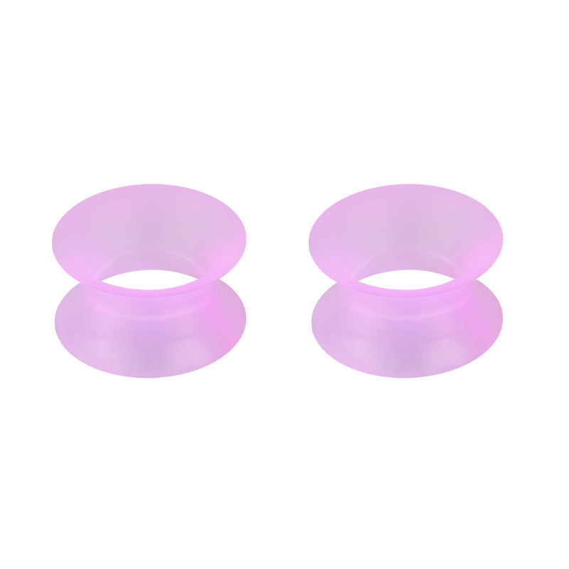 3mm lavender Silicone ear tunnel plug