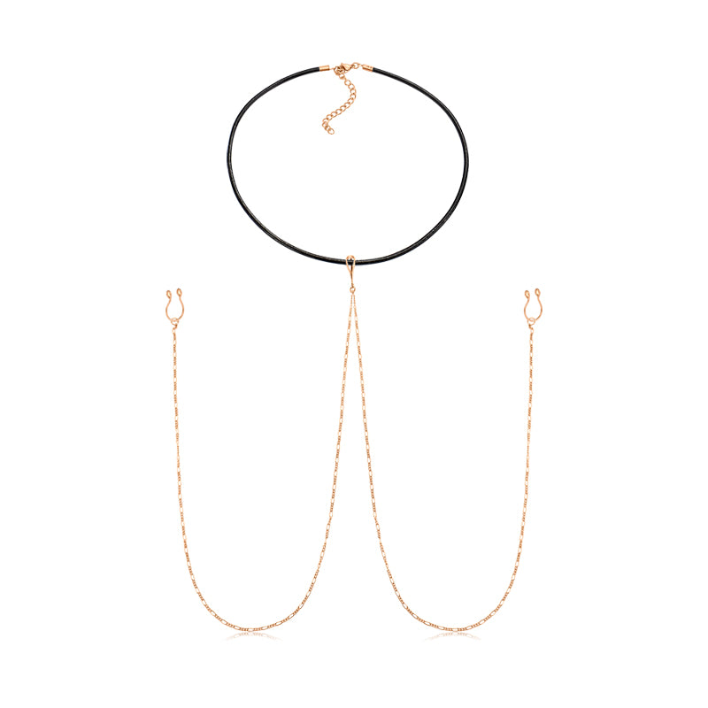 1.6*14mm Rose gold fake nipple ring