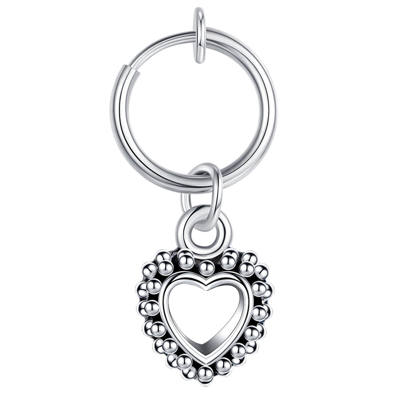 Small Pendant Fake belly ring Heart