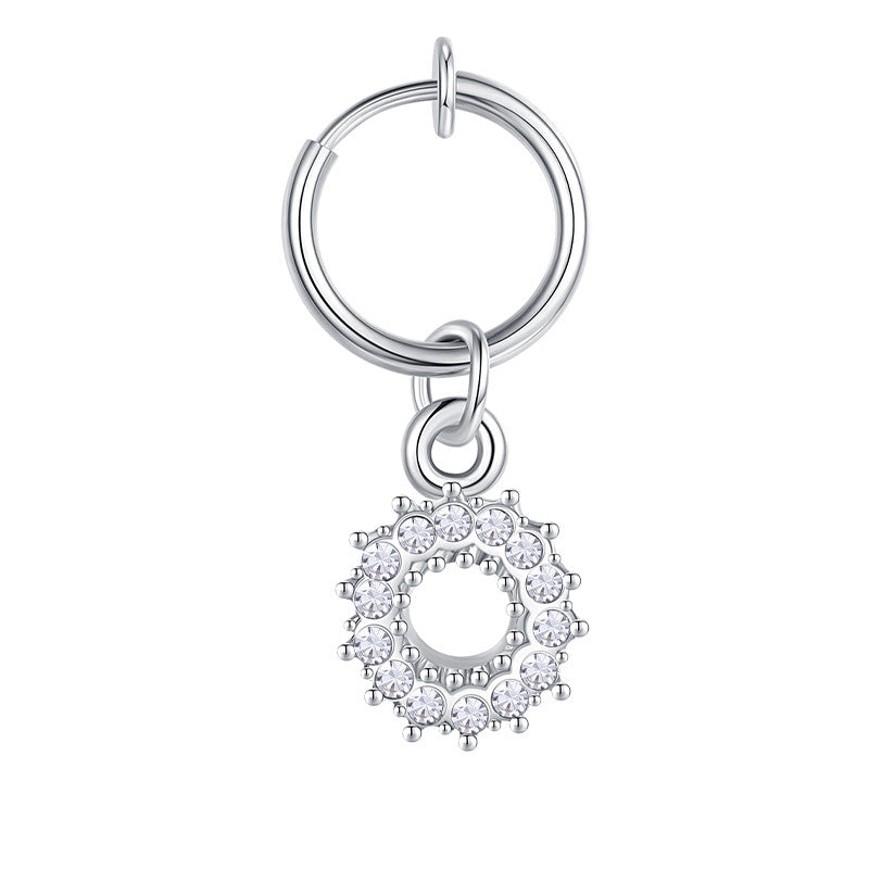Fake Belly ring with CZ Hoop