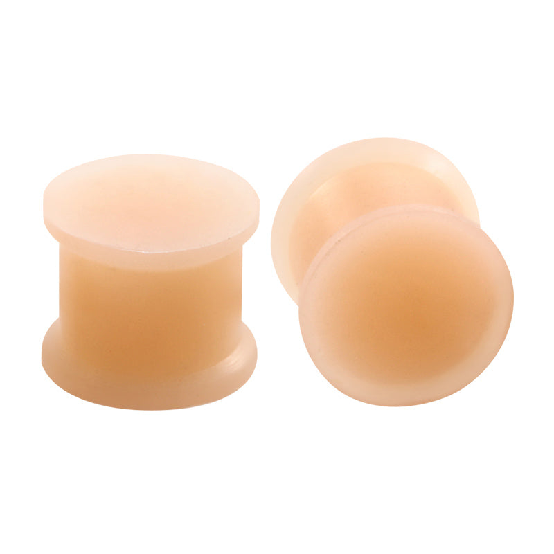 4mm skin color Silicone ear plug tunnel