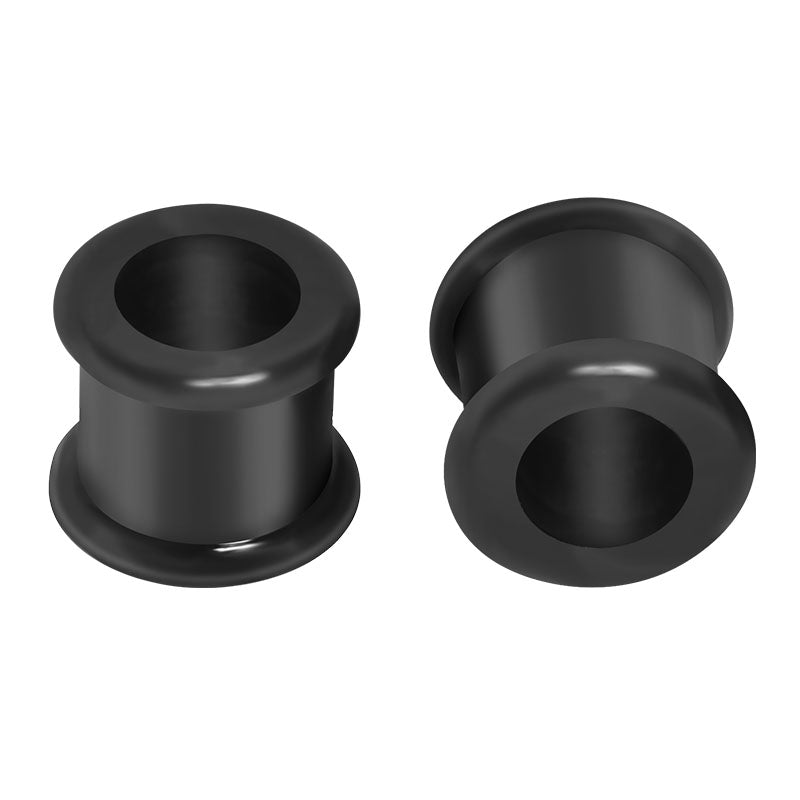 4mm black Silicone ear tunnel plug