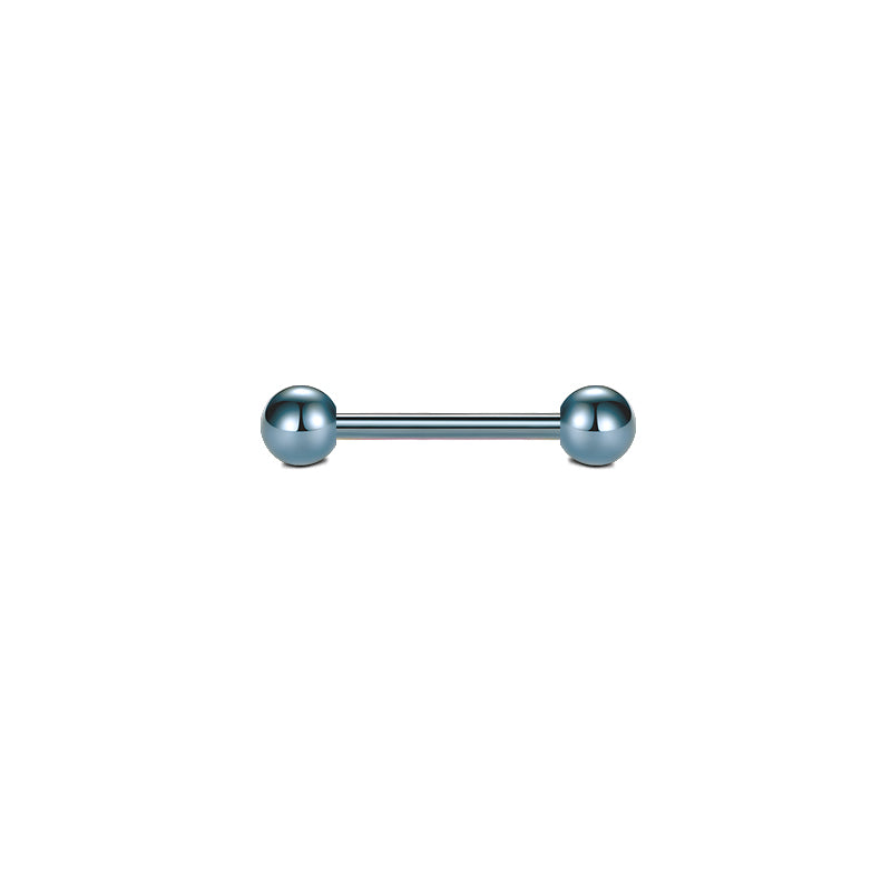 Light blue 18mm Nipple Tongue Ring