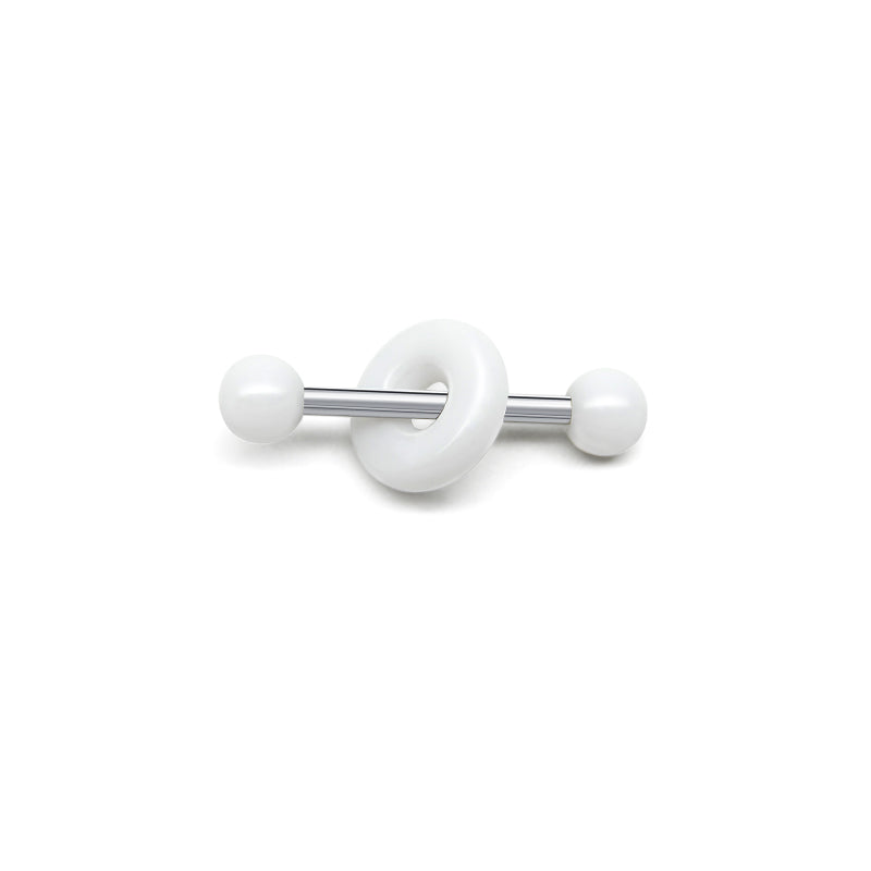 White Tongue Ring