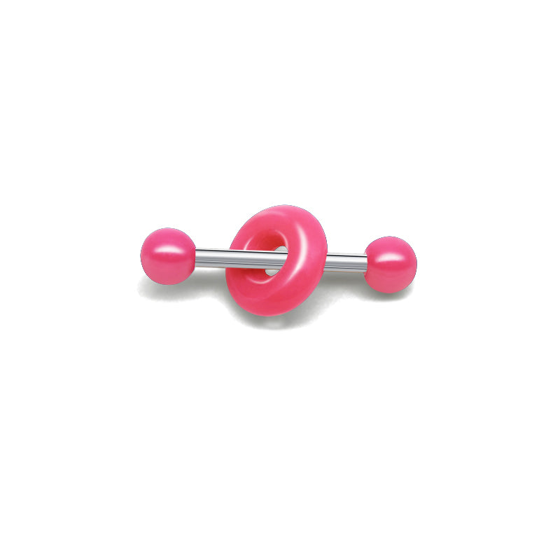 Pink Tongue Ring