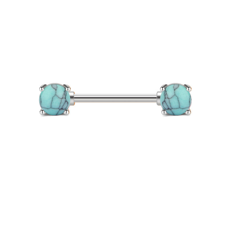 1.6*16mm Green turquoise Nipple bars