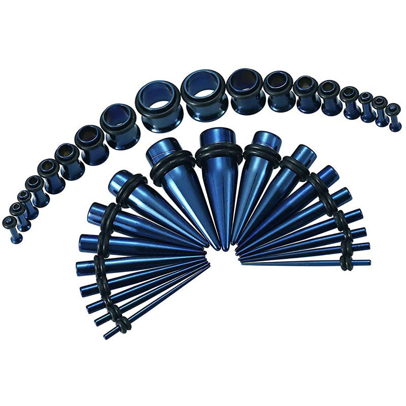 36pcs blue ear plug taper kit