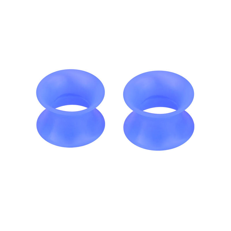 3mm blue Silicone ear tunnel plug