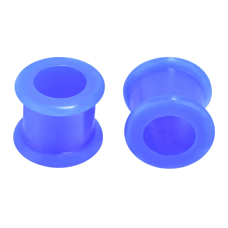 4mm dark blue Silicone ear tunnel plug