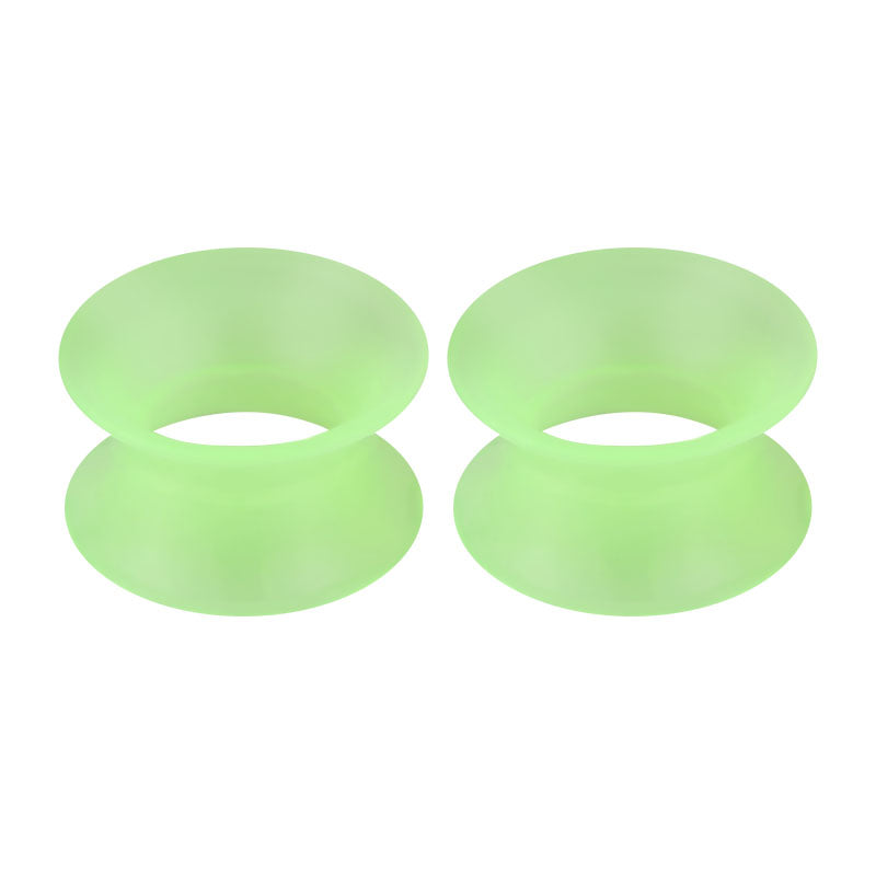 3mm green Silicone ear tunnel plug