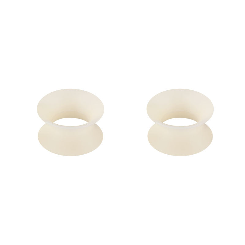 4mm light yellow Silicone ear tunnel plug