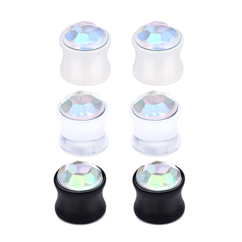 Acrylic Ear Tunnel Plug Flesh Piercing(6mm-16mm)
