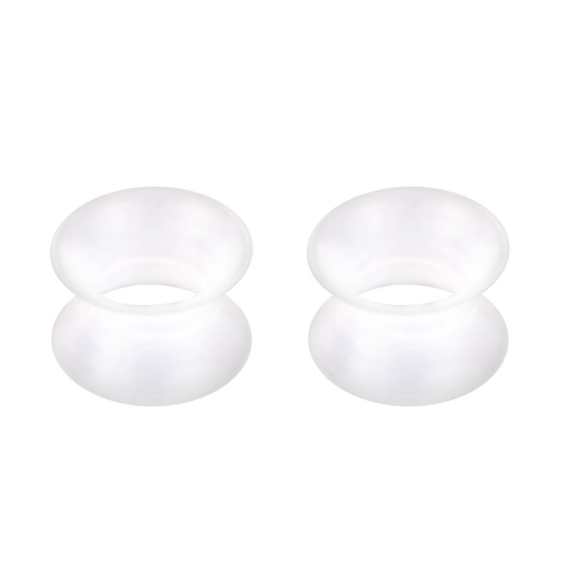 3mm clear Silicone ear tunnel plug
