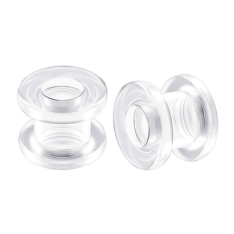 4mm clear acylic ear tunnel plug
