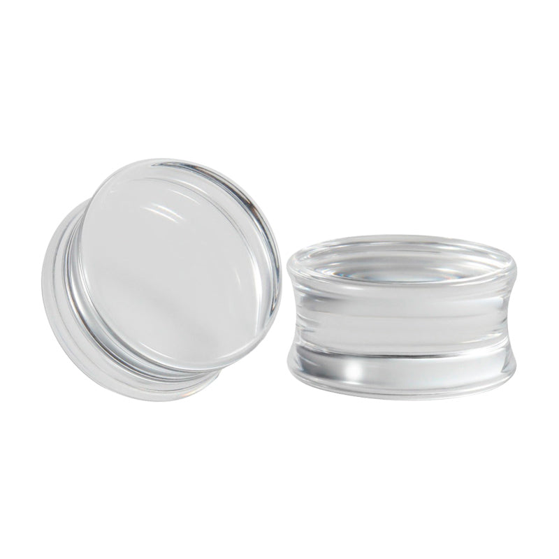6mm clear acylic ear tunnel plug
