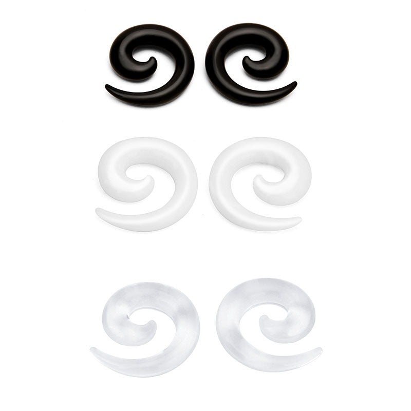 Acrylic Ear Tunnel Plug Flesh Expander Piercing1.6mm-12mm)