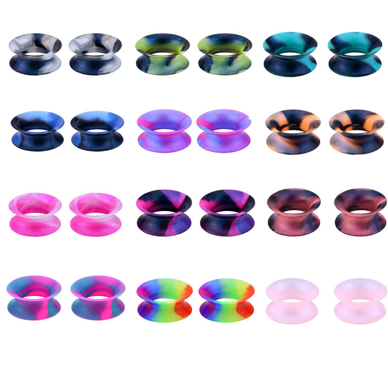 Ear Tunnel Silicone Flesh Expander Piercing(4mm-16mm)