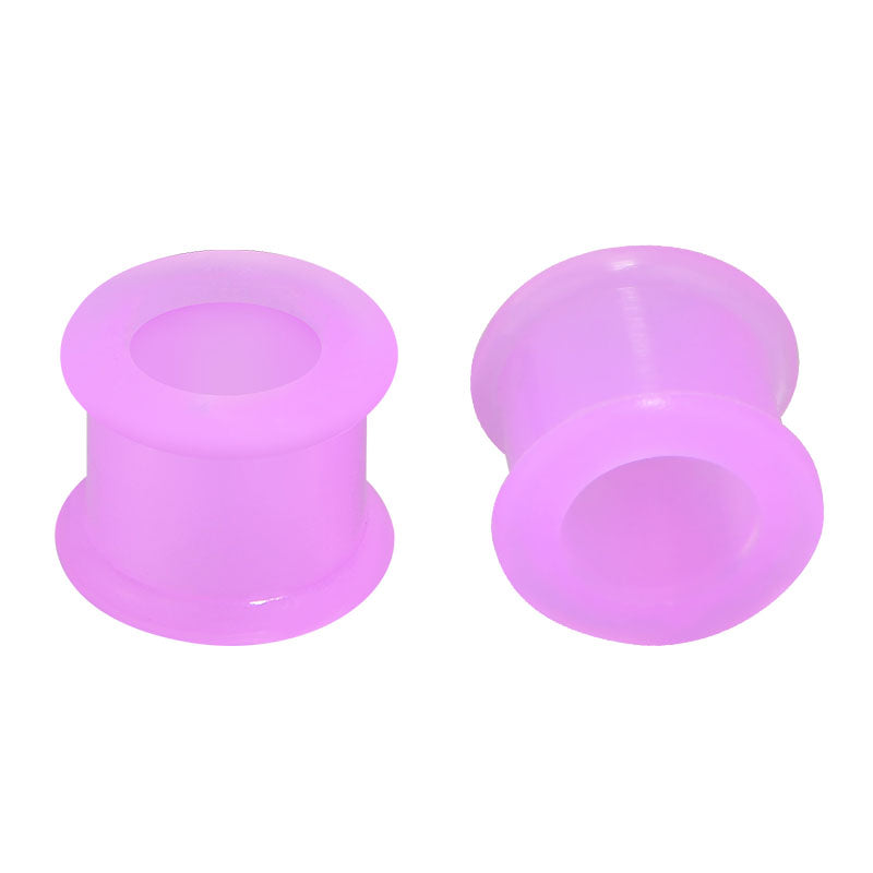 4mm light purple Silicone ear tunnel plug